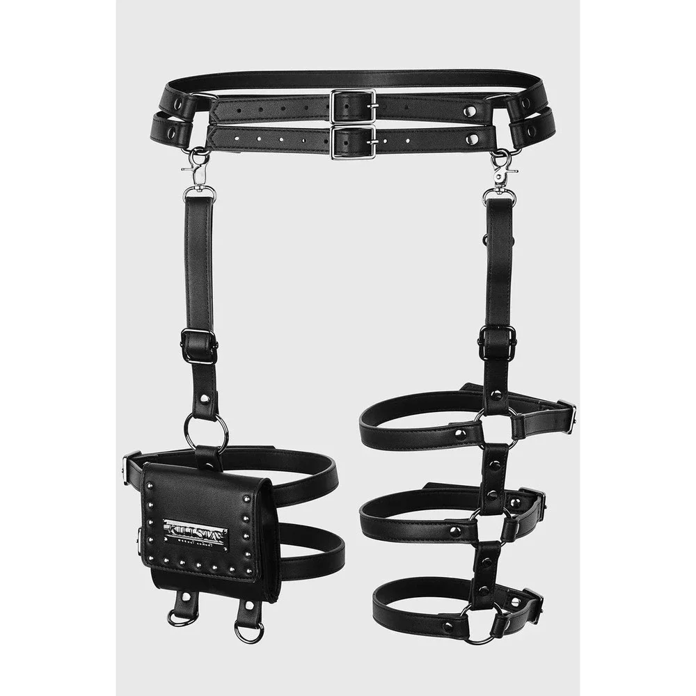 Killstar carrion leg harness belt L-XXL